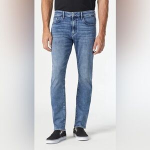 2/49$‎ Men’s Mavi straight leg Jake organic cotton stretchy blue jeans Sz 33/32